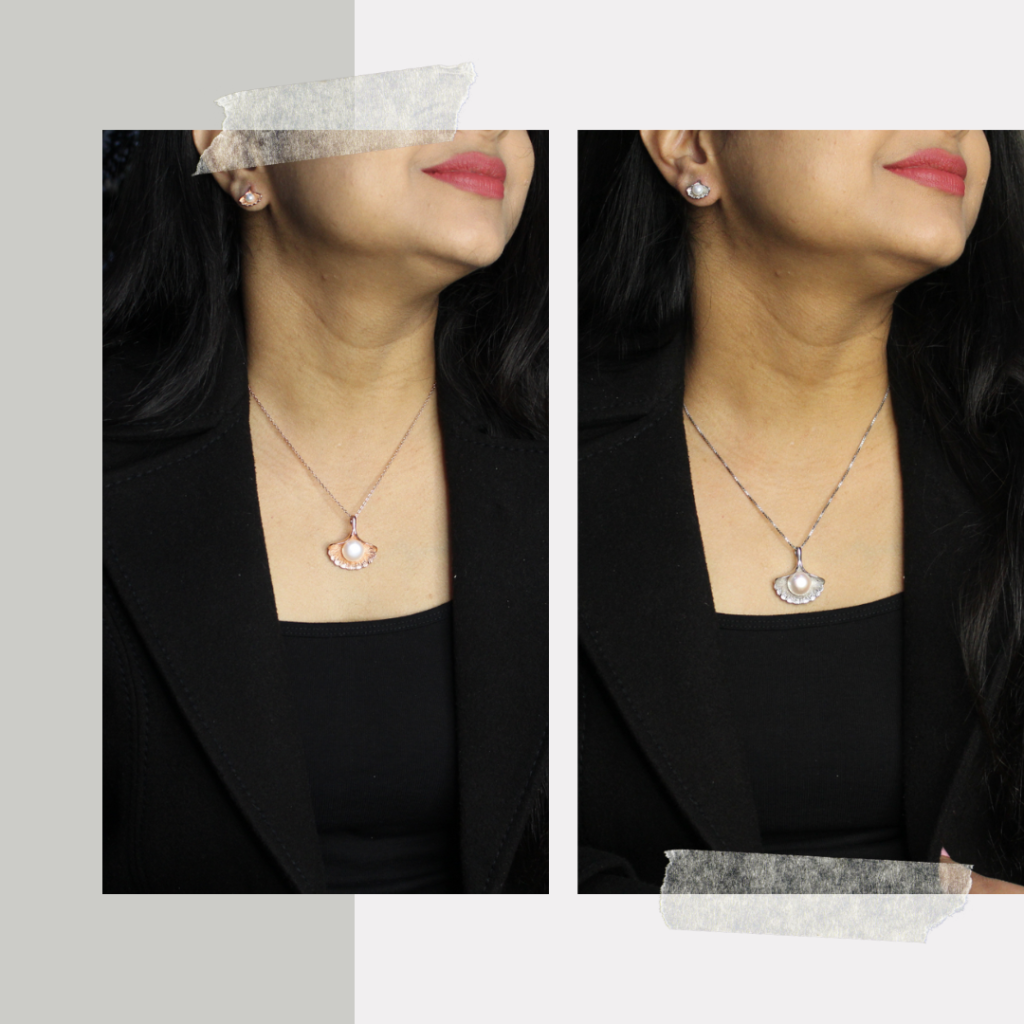 A pearl collection of pendant set from sterling silver jewellery by nuoh/nayani