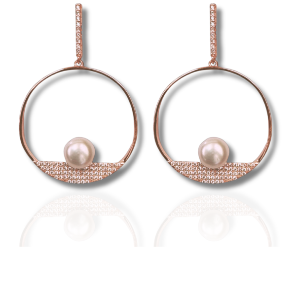 Pearl Silver Earrings